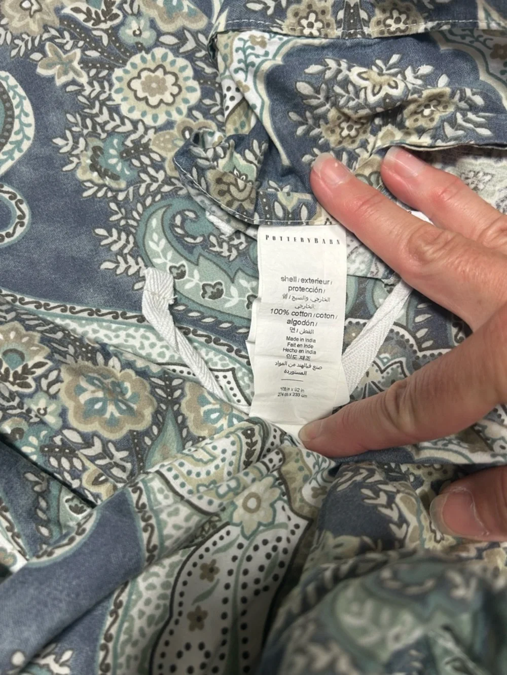 Pottery Barn Jordana King Duvet